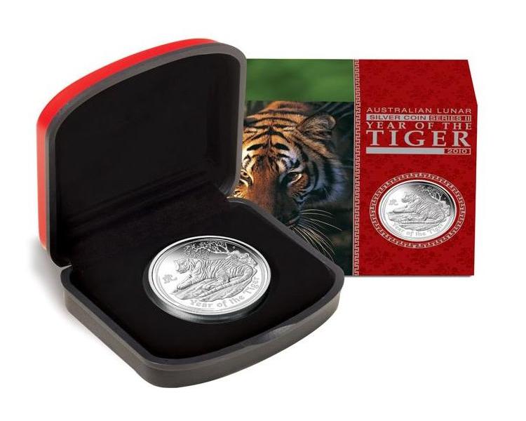 2010虎年紀念銀幣(1 oz) 